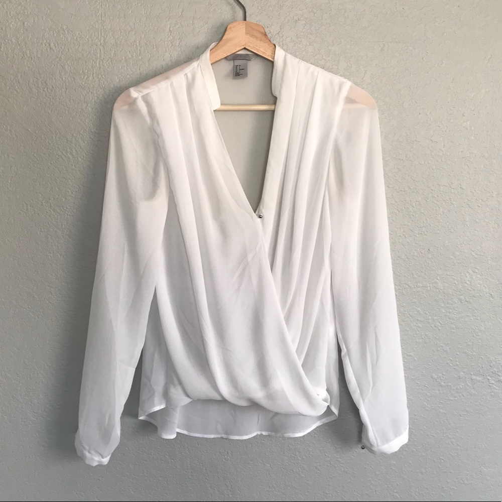 White cross blouse